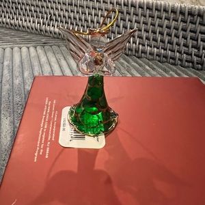 Glass Angel Christmas Ornament